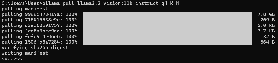 Ollama Modell herunterladen